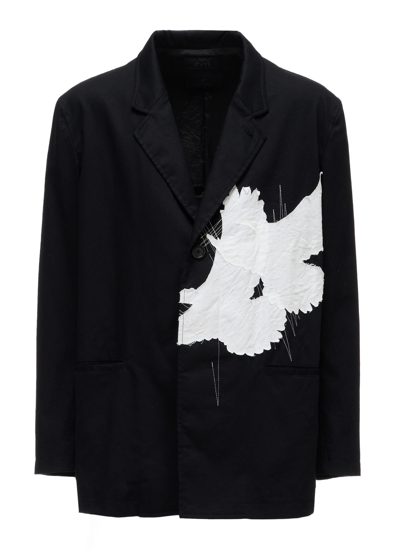 20/COTTON TWILL CROW PATCH JACKET
