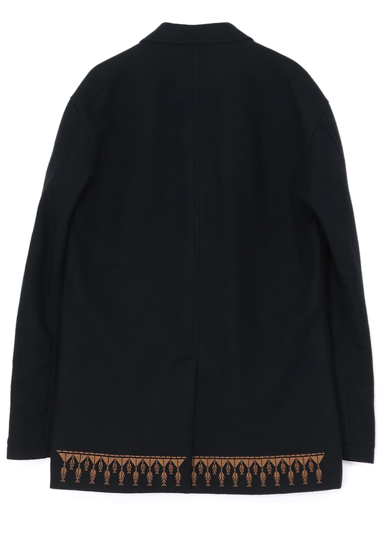 COMPRESSED JERSEY ETHNIC EMBROIDERED JACKET(M Black): S'YTE｜THE 