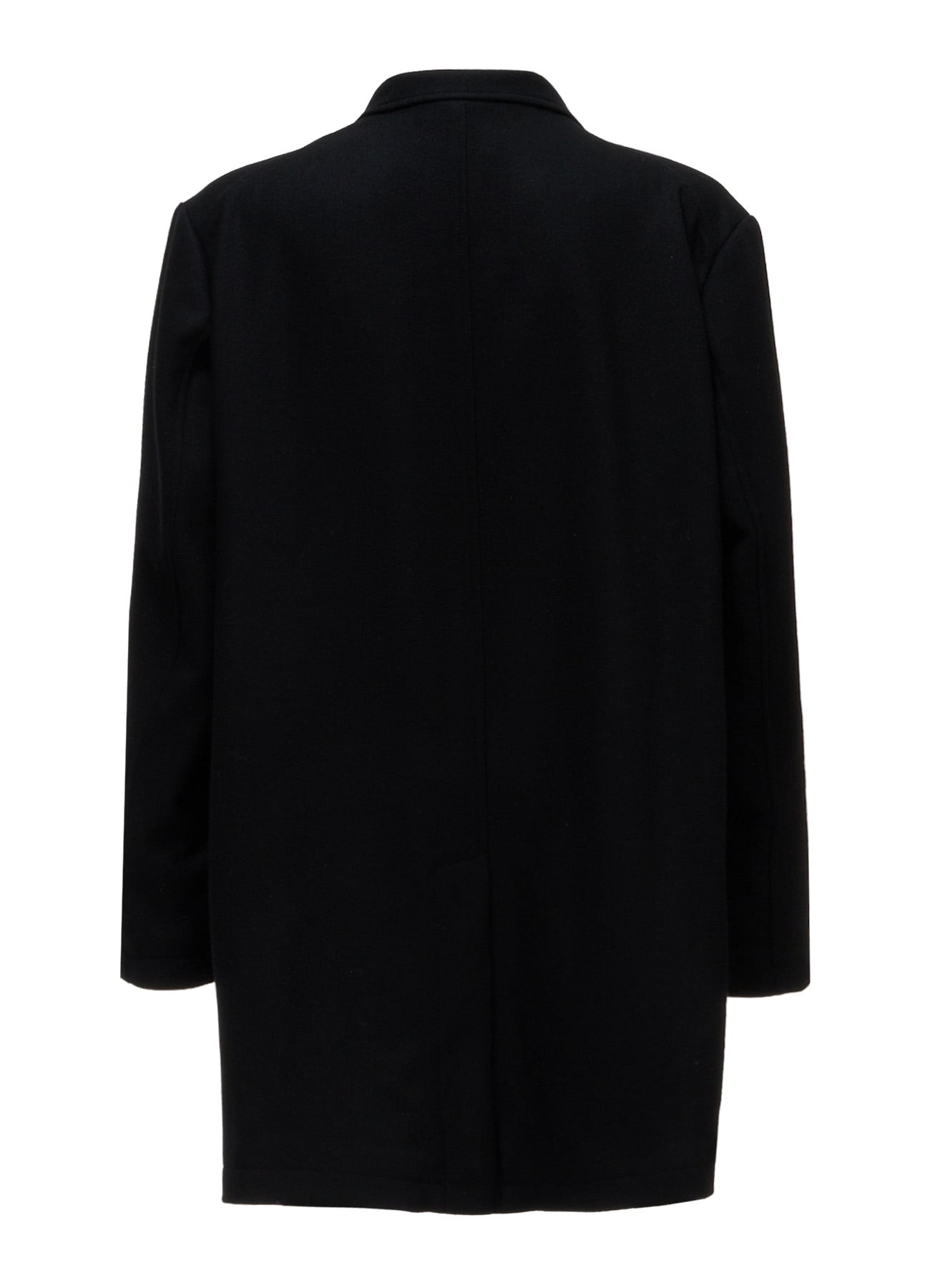 ECO WOOL PLAIN WEAVE MARIA PRINT EMBROIDERED LONG JACKET