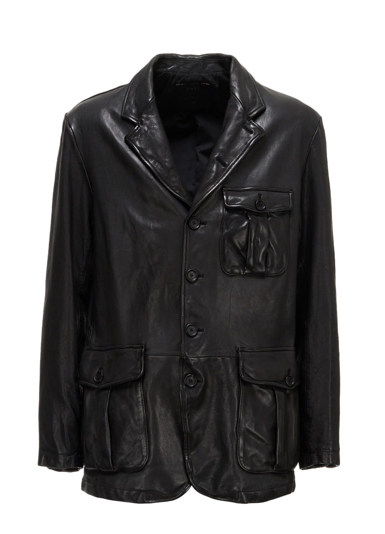 WASHED SHEEP LEATHER 3 POCKETS JACKET