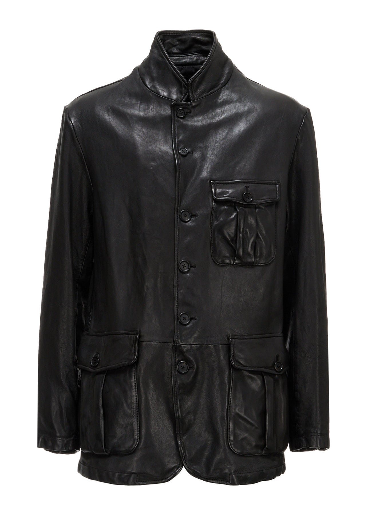WASHED SHEEP LEATHER 3 POCKETS JACKET