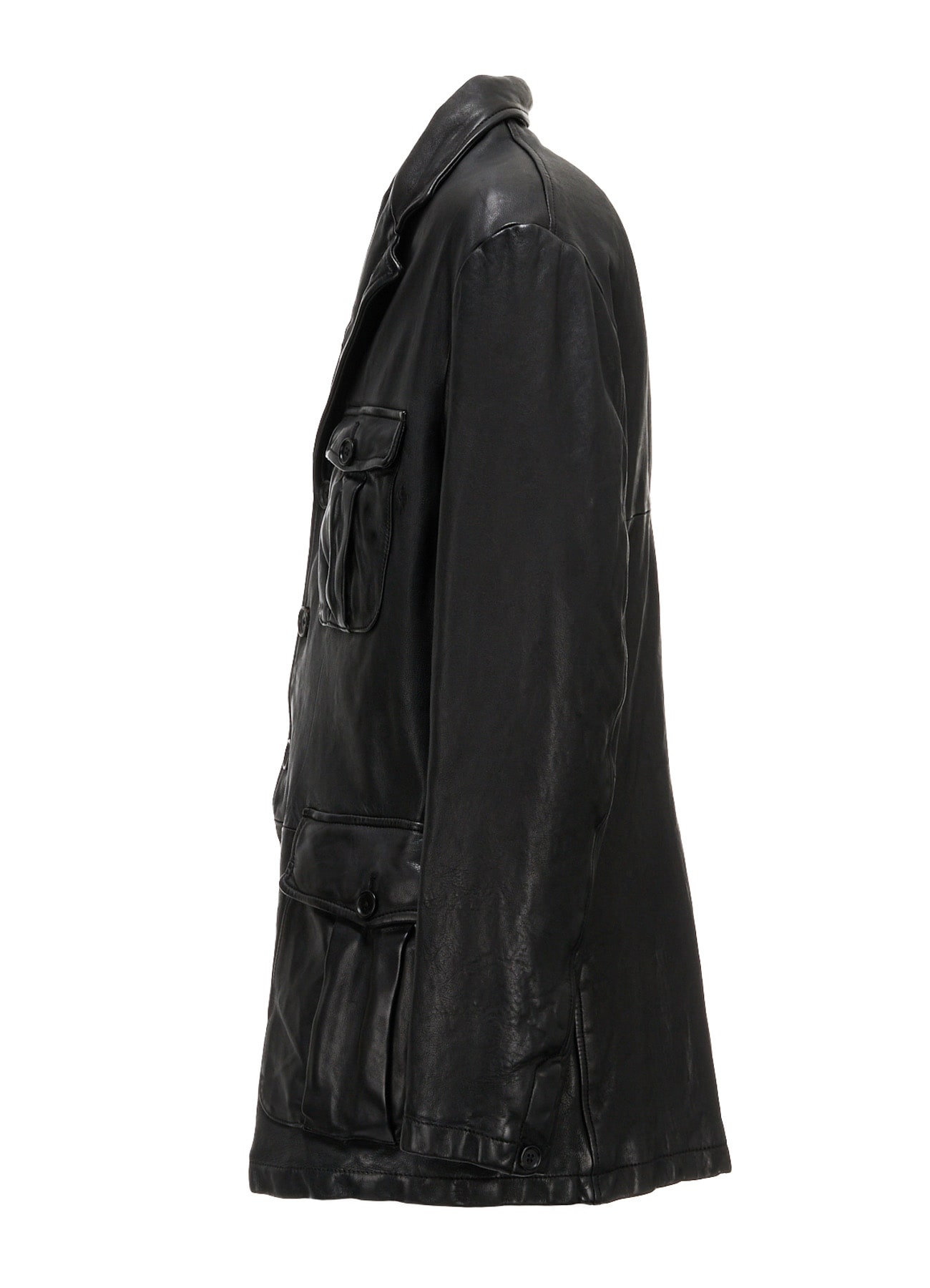 WASHED SHEEP LEATHER 3 POCKETS JACKET