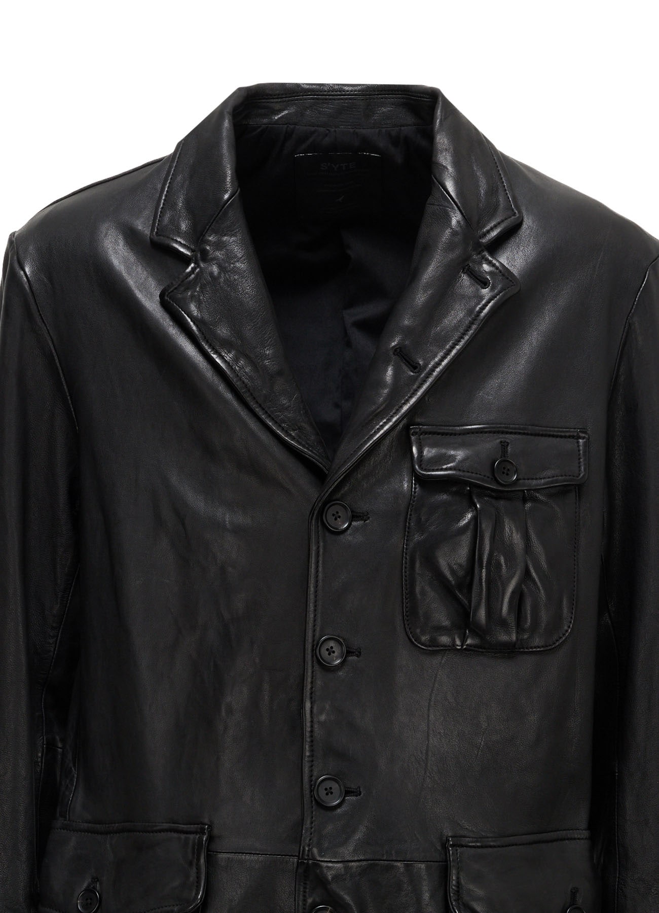 WASHED SHEEP LEATHER 3 POCKETS JACKET