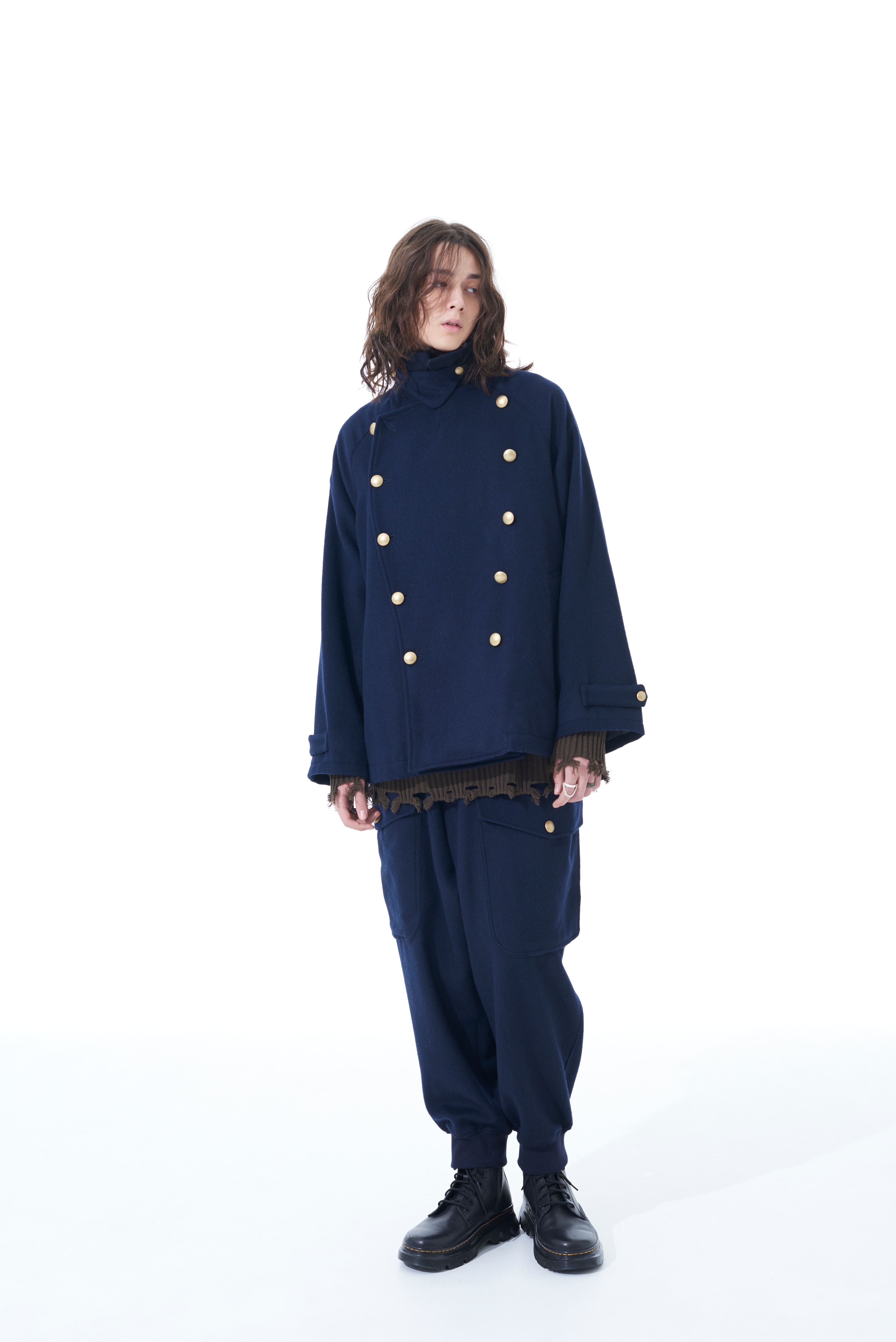 WOOL BEAVER M38 AVIATOR JACKET(M Navy): S'YTE｜THE SHOP YOHJI YAMAMOTO