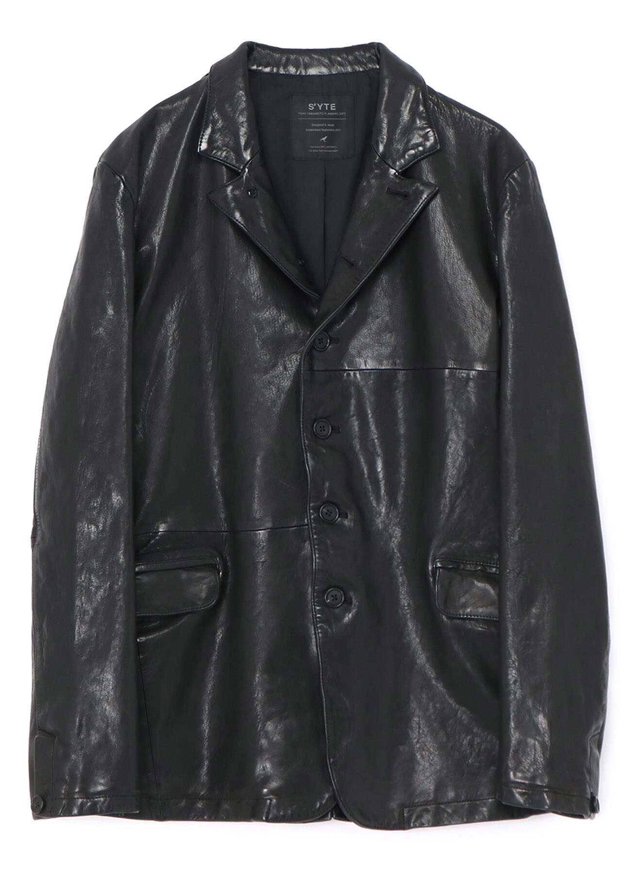old sheep leather double tailored jacket