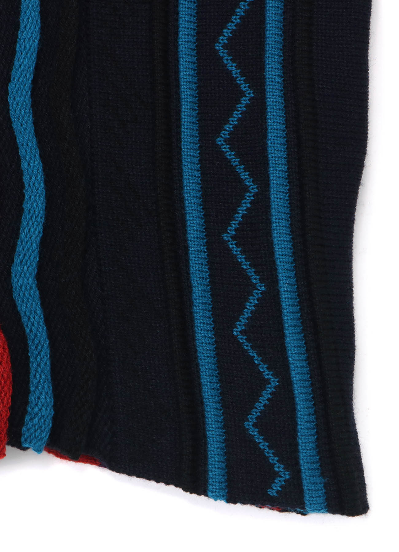 BULKY WOOL 3D MULTI-COLOR PULLOVER KNIT(M Navy): S'YTE｜THE SHOP