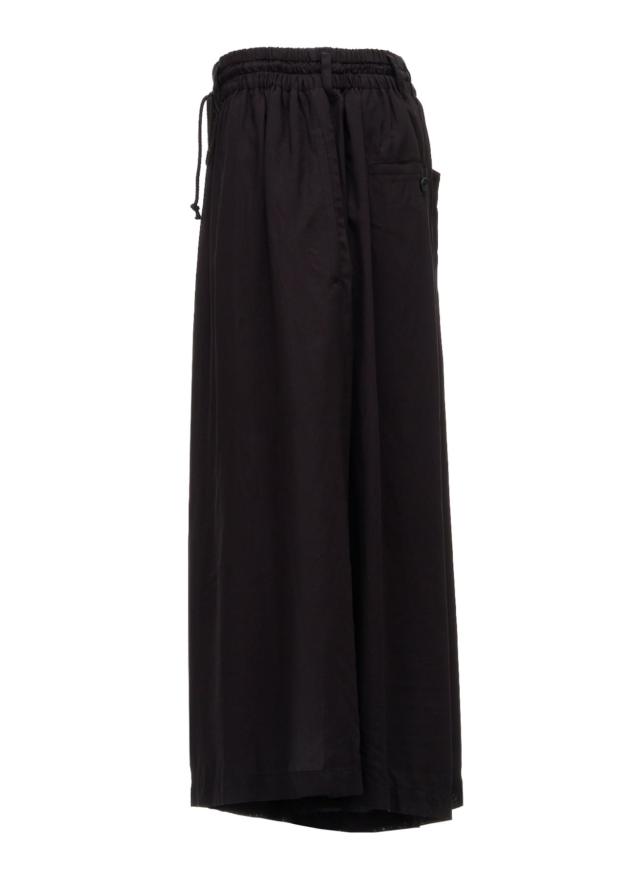 PATCHWORK FLOWER PRINT RAYON CULOTTE PANTS
