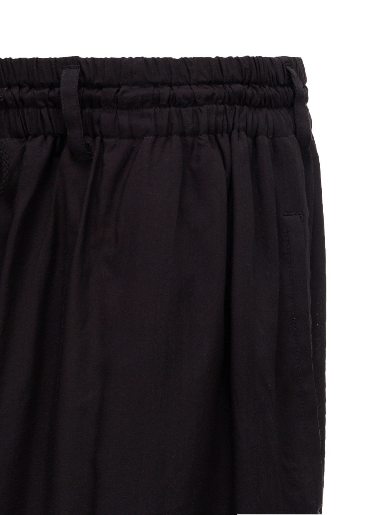 PATCHWORK FLOWER PRINT RAYON CULOTTE PANTS