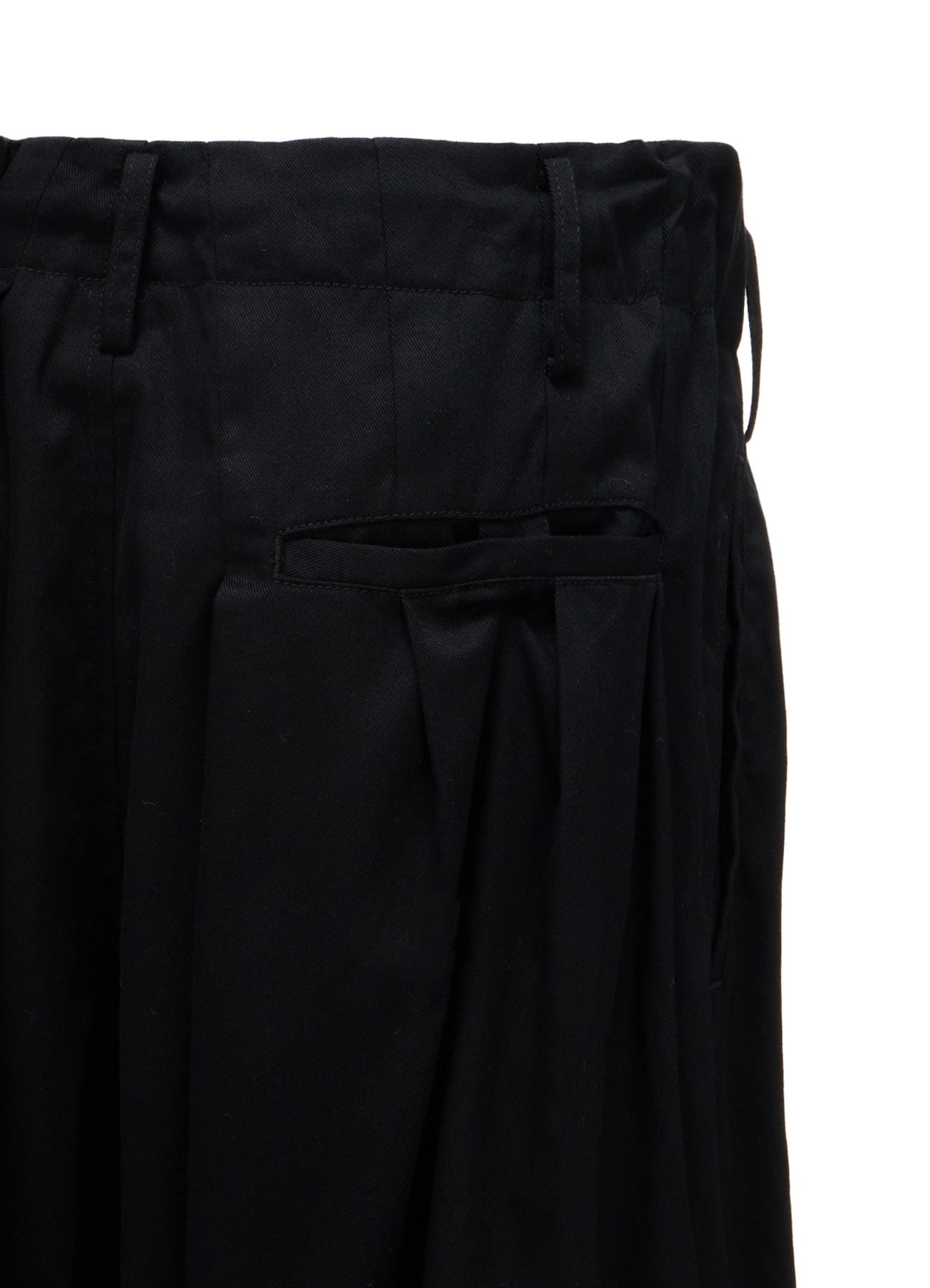 20/COTTON TWILL CROW PATCH BALLOON PANTS