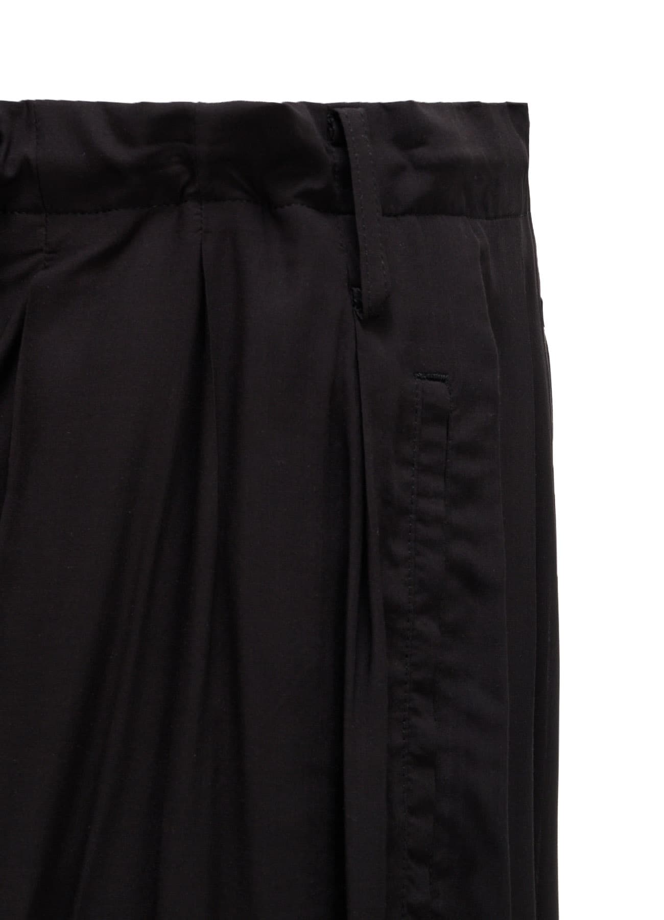 SKETCH PANSY PRINT RAYON BALLOON PANTS