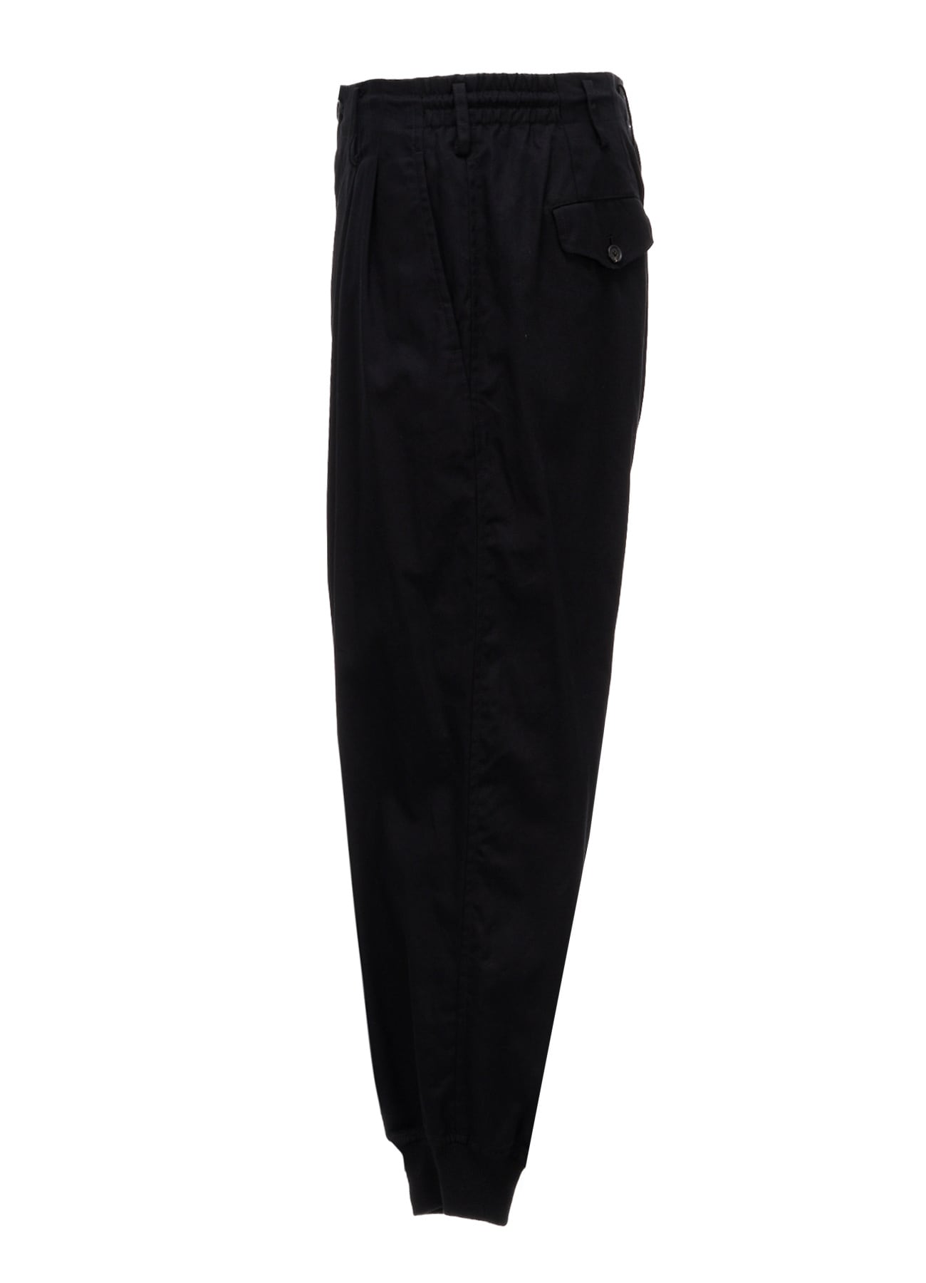 20/COTTON ELASTIC RIB-HEM PANTS