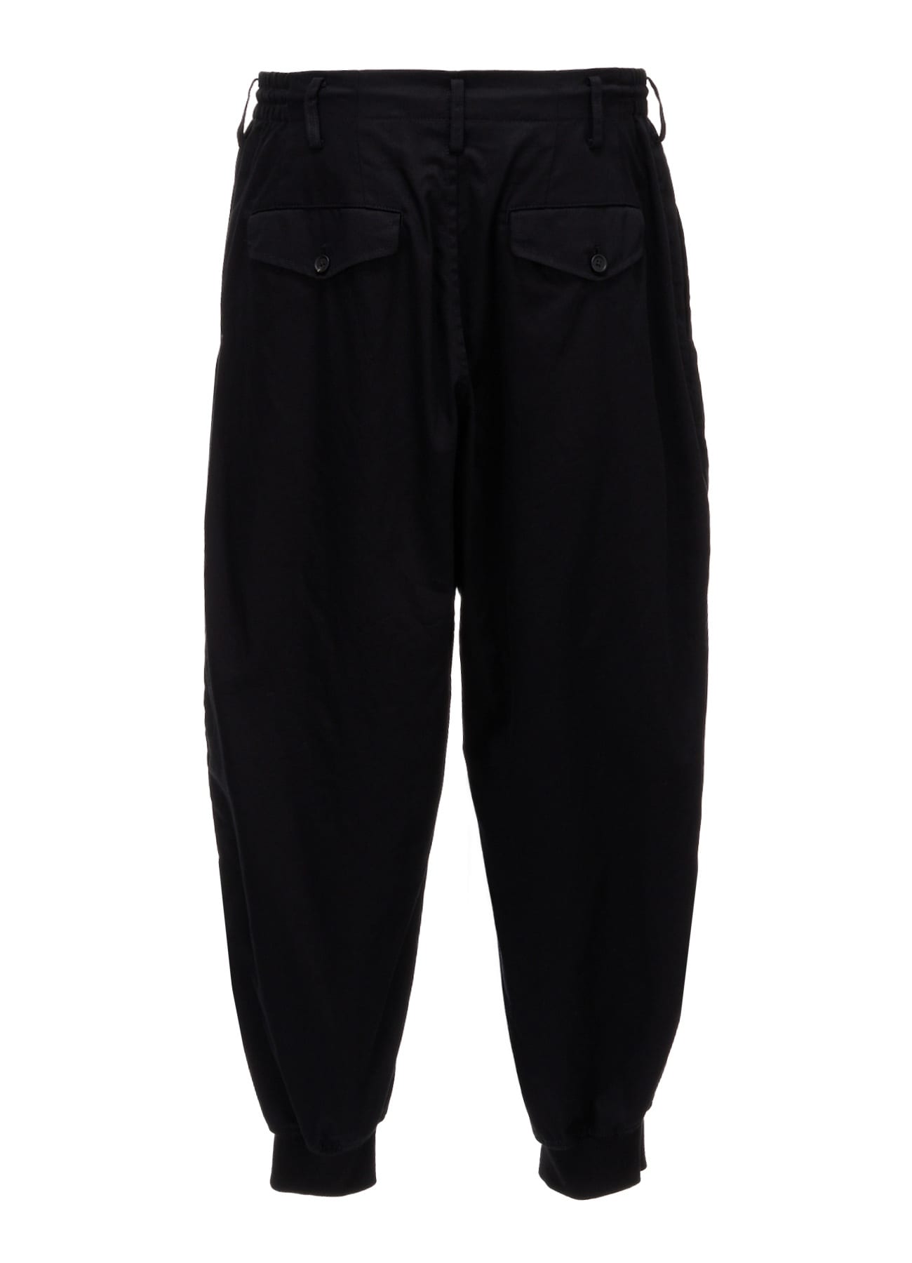 20/COTTON ELASTIC RIB-HEM PANTS