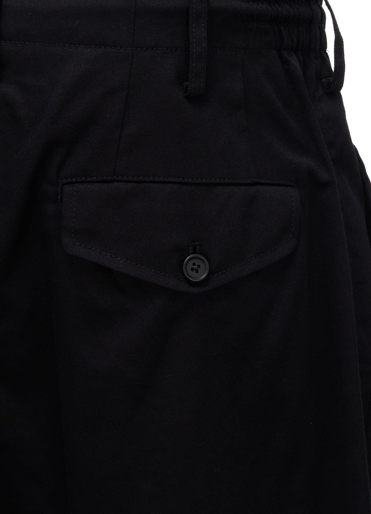 20/COTTON ELASTIC RIB-HEM PANTS