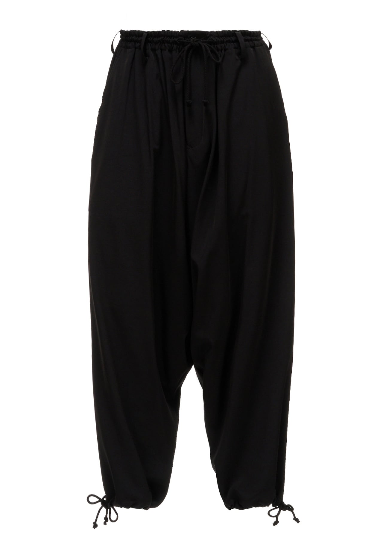 CREPE de CHINE WAIST DRAWSTRING SAROUEL PANTS