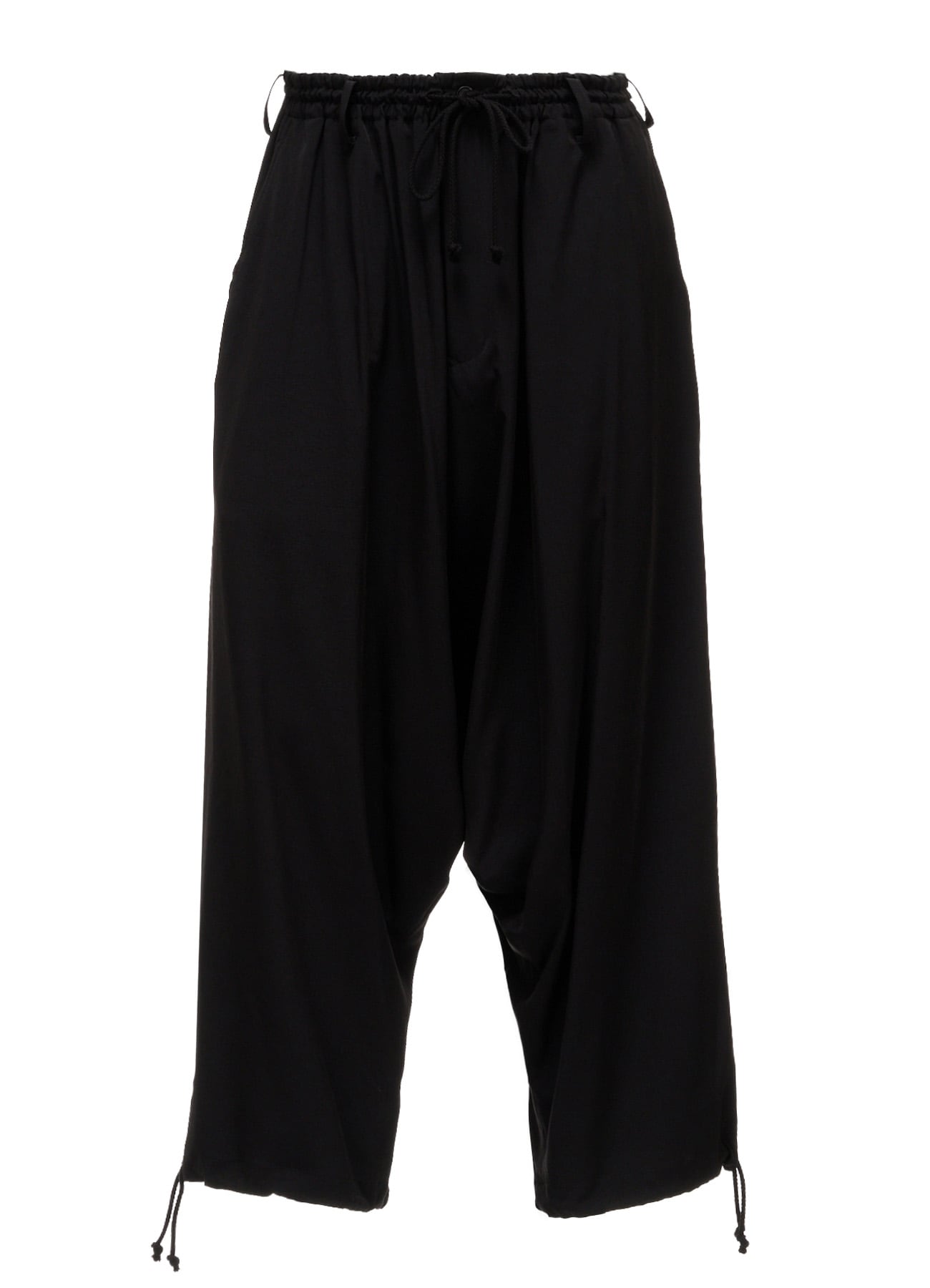 CREPE de CHINE WAIST DRAWSTRING SAROUEL PANTS