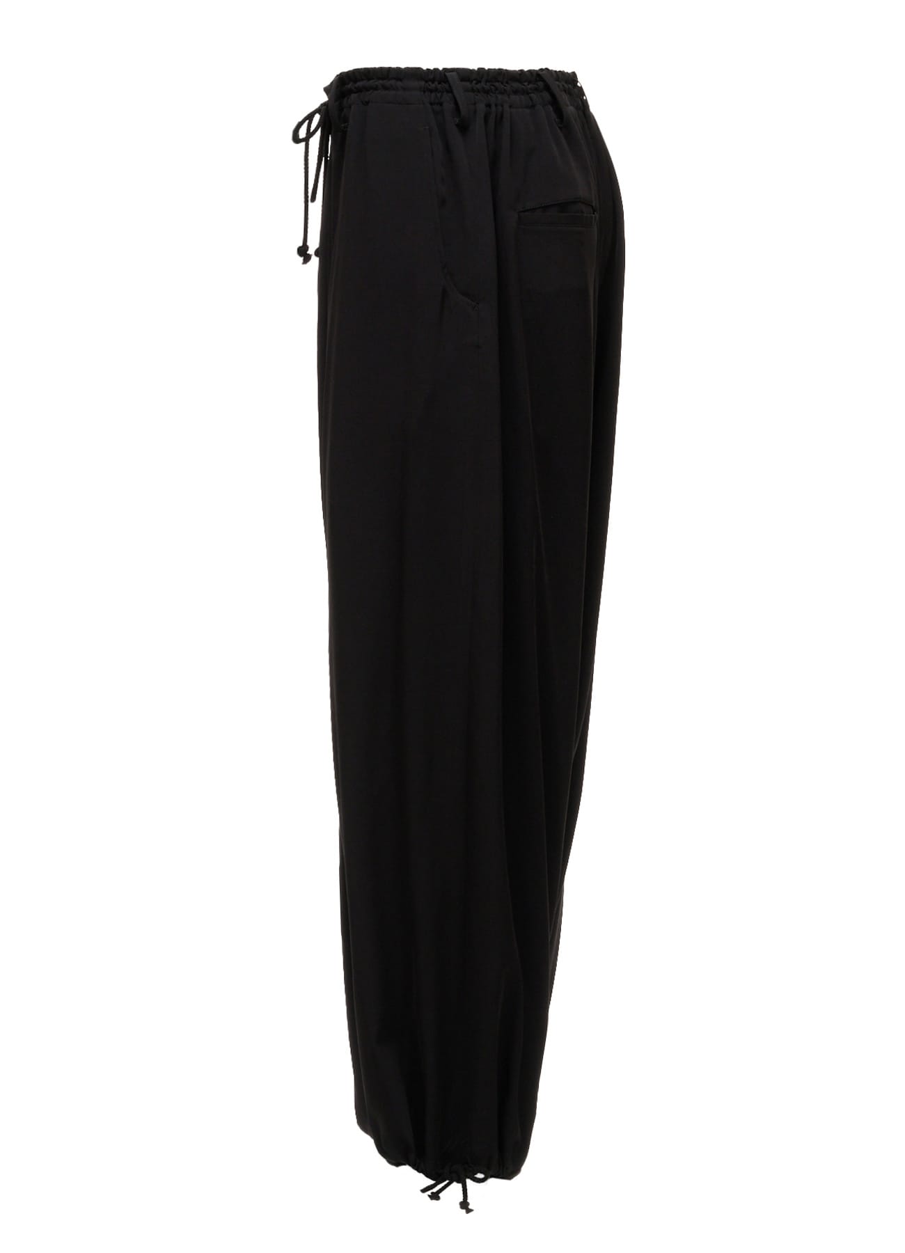 CREPE de CHINE WAIST DRAWSTRING SAROUEL PANTS