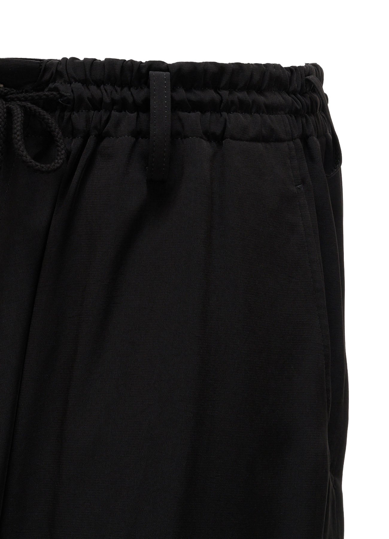 CREPE de CHINE WAIST DRAWSTRING SAROUEL PANTS