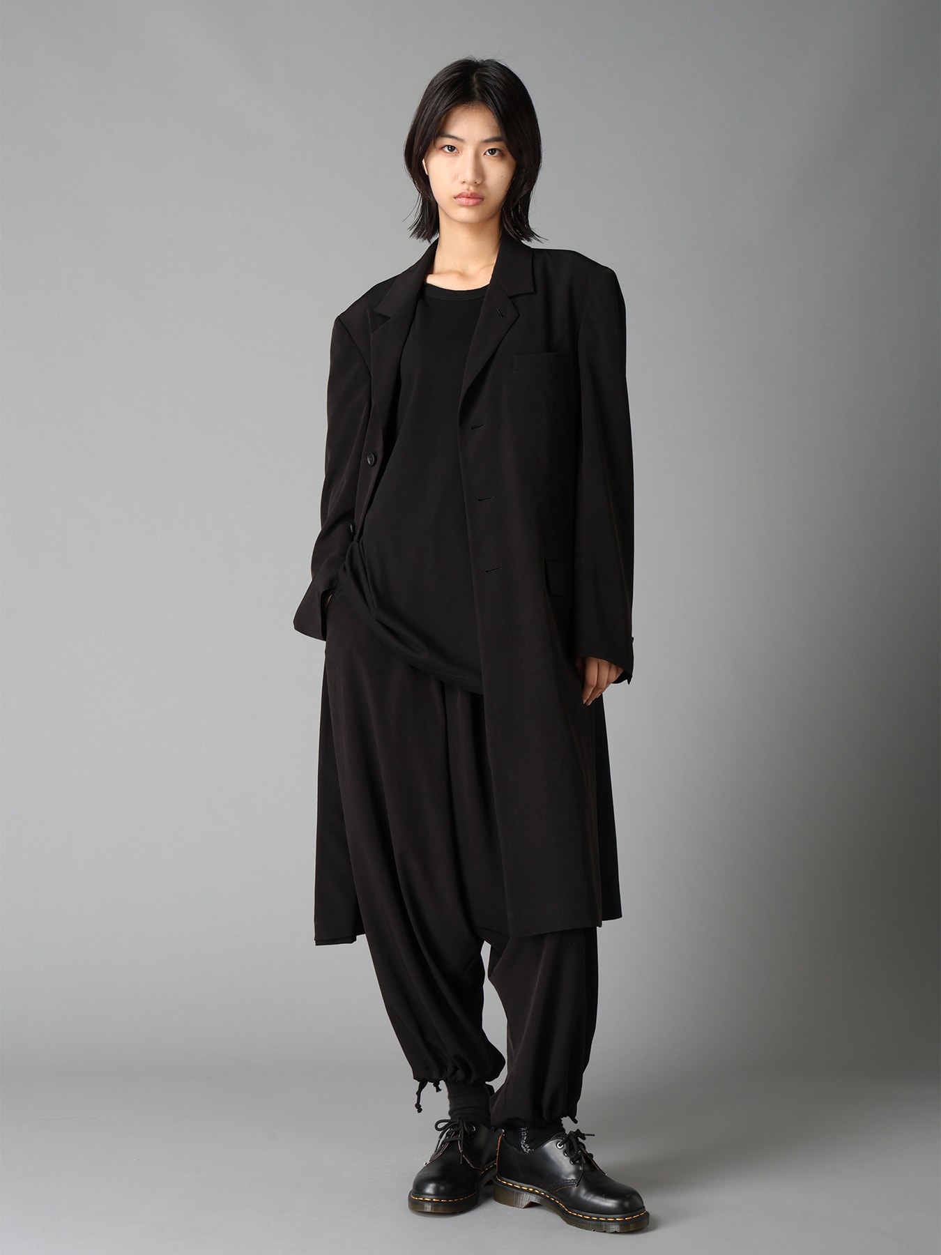 CREPE de CHINE WAIST DRAWSTRING SAROUEL PANTS