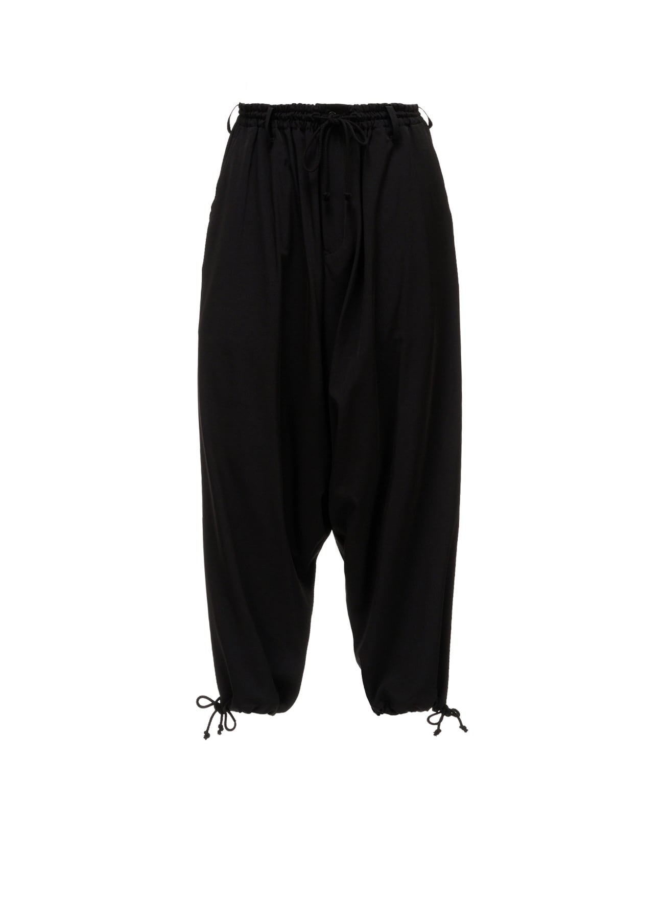 CREPE de CHINE WAIST DRAWSTRING SAROUEL PANTS