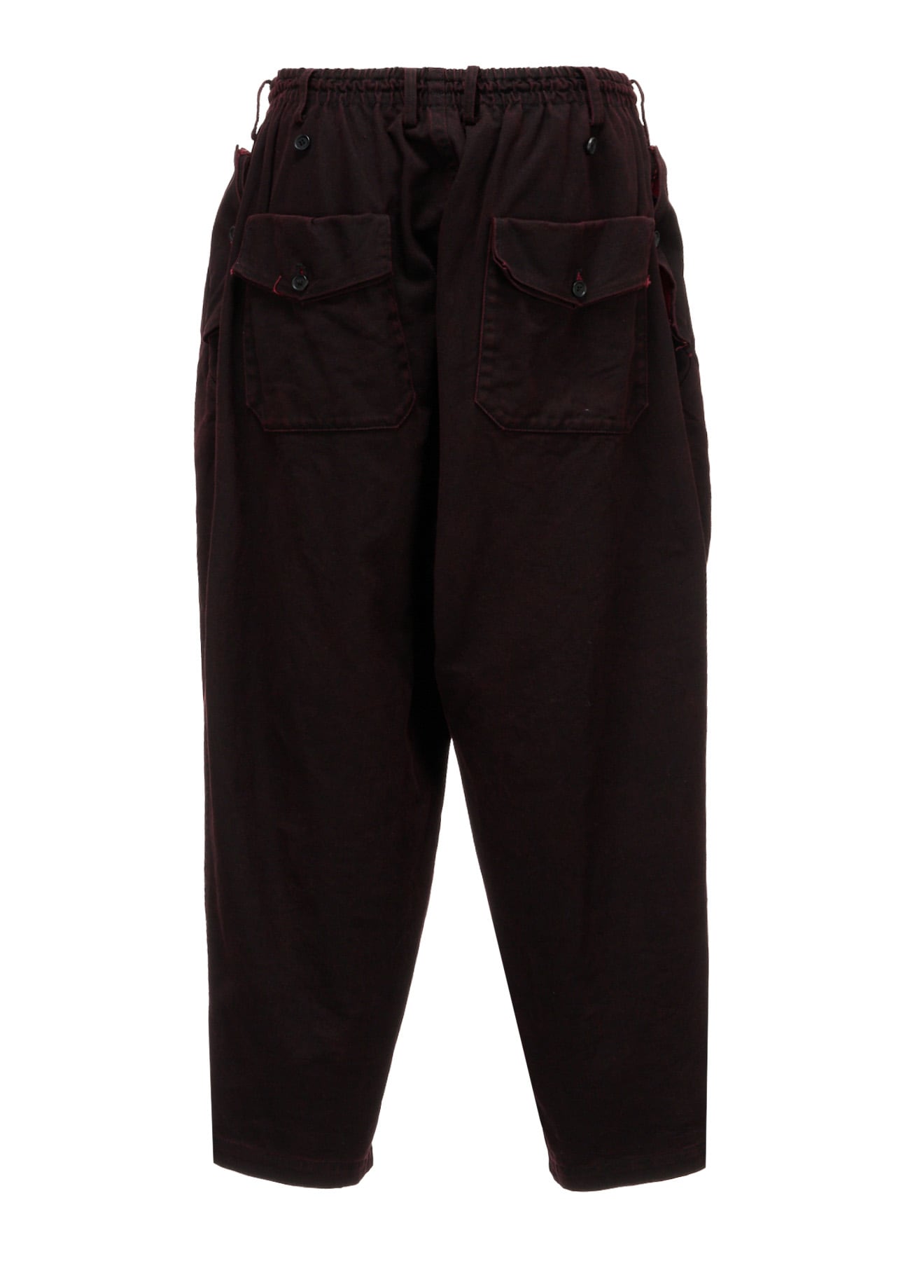 PIGMENT PRINT COTTON TWILL DOUBLE-FLAP POCKET PANTS