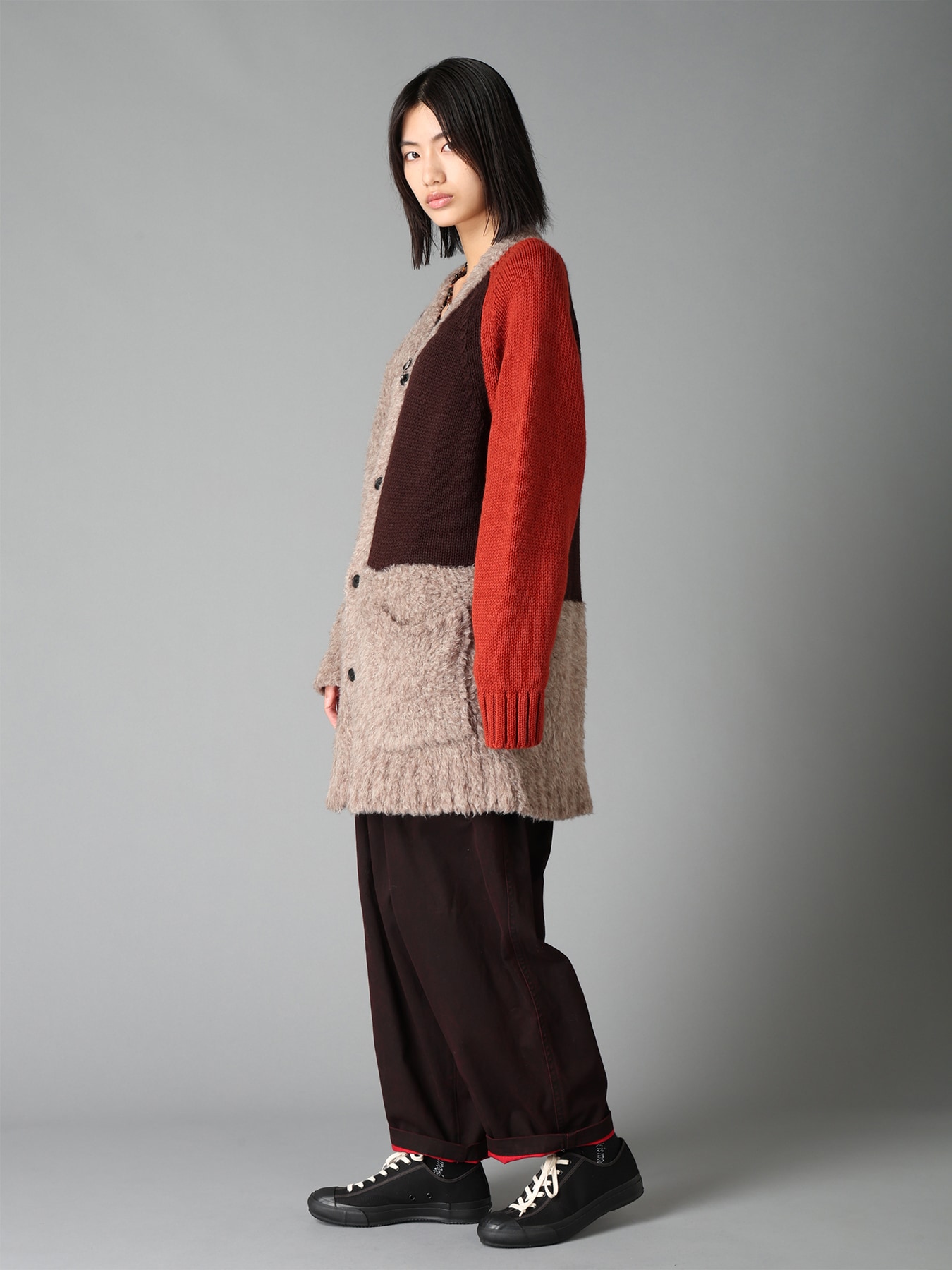 PIGMENT PRINT COTTON TWILL DOUBLE-FLAP POCKET PANTS