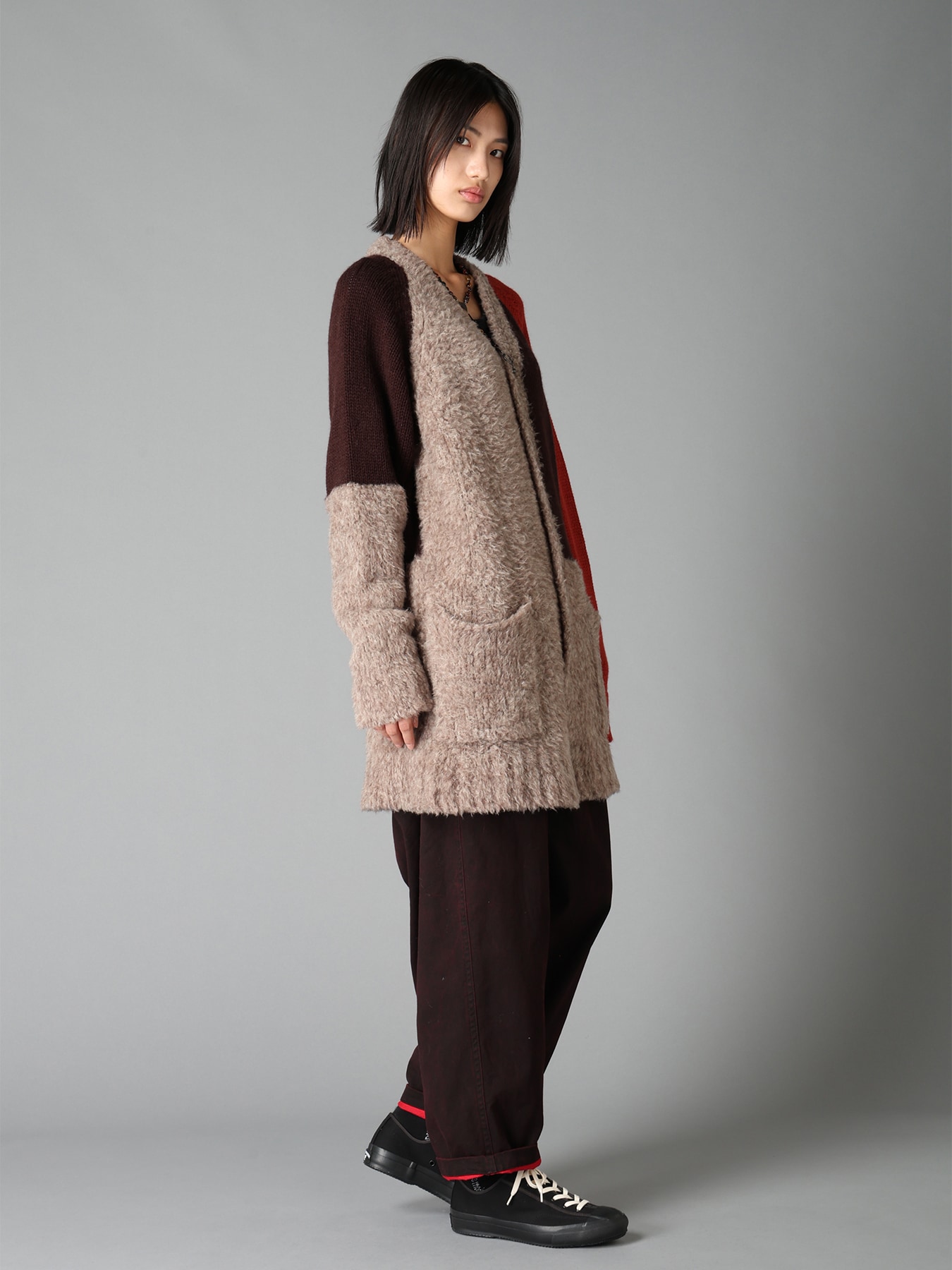 PIGMENT PRINT COTTON TWILL DOUBLE-FLAP POCKET PANTS