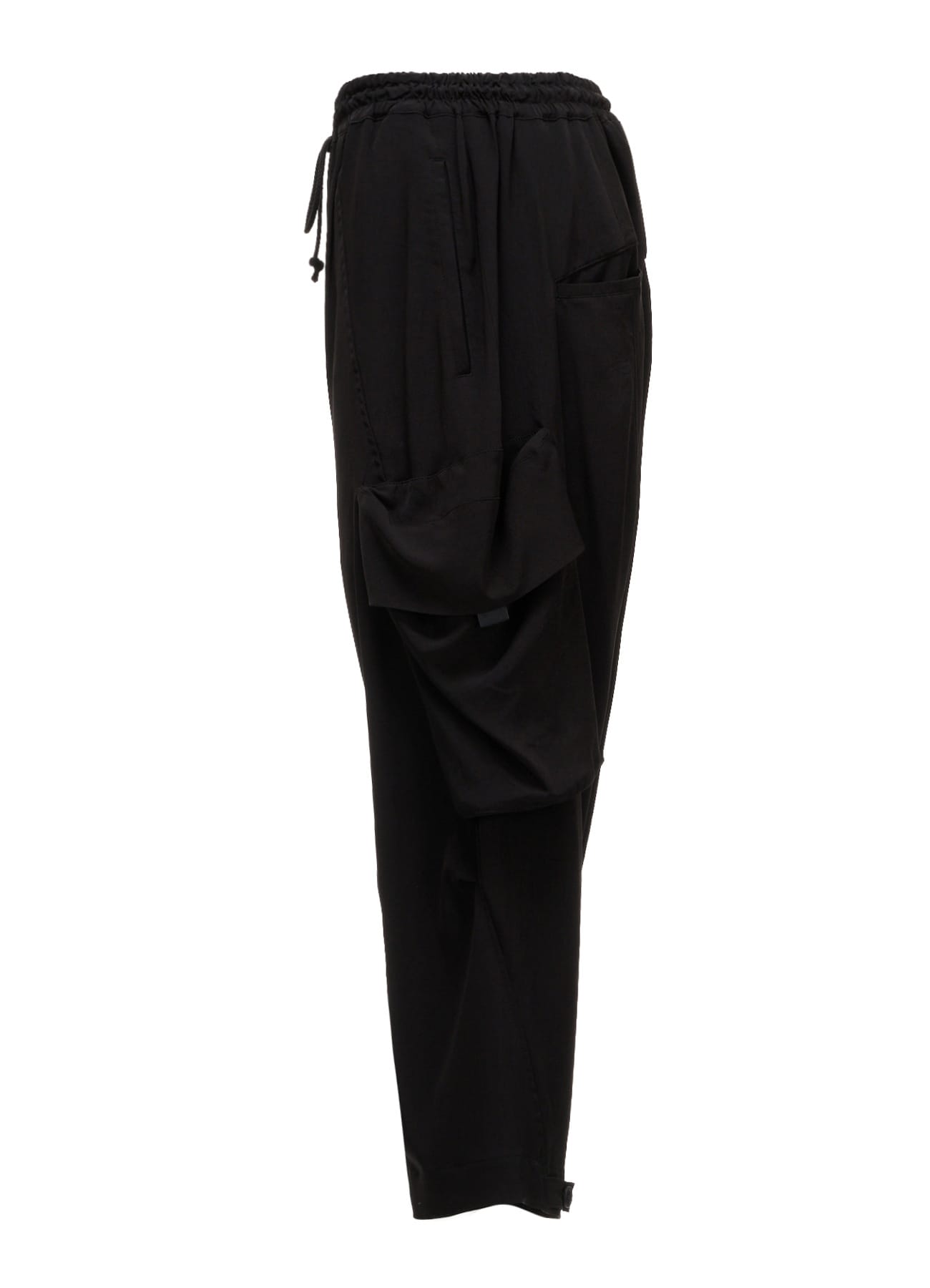 CREPE DE CHINE BIG POCKET SAROUEL PANTS