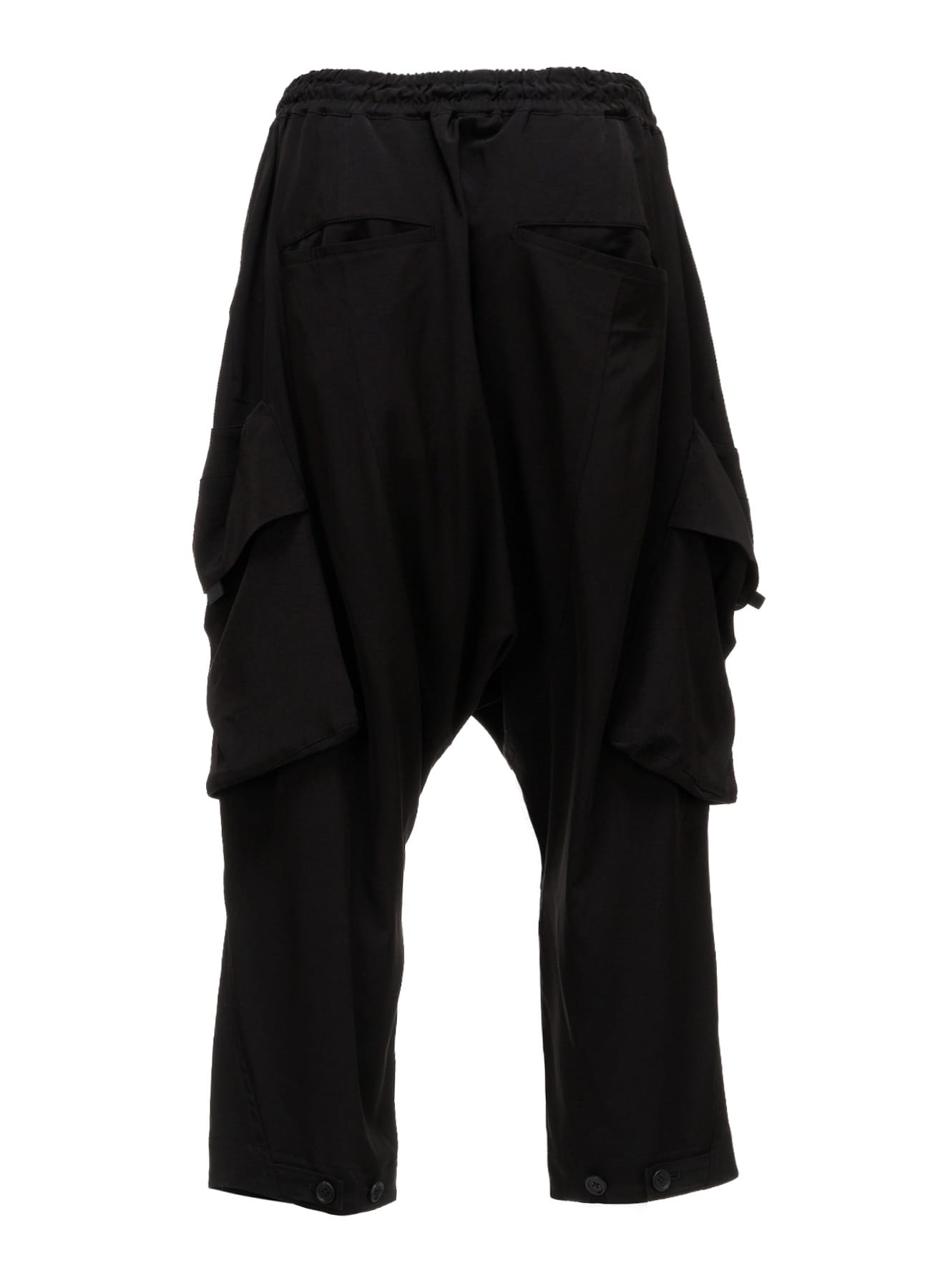CREPE DE CHINE BIG POCKET SAROUEL PANTS
