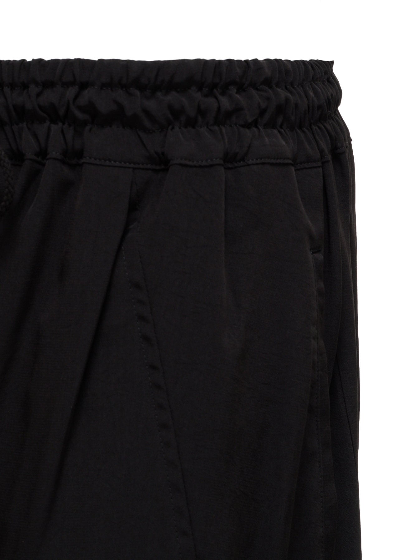 CREPE DE CHINE BIG POCKET SAROUEL PANTS
