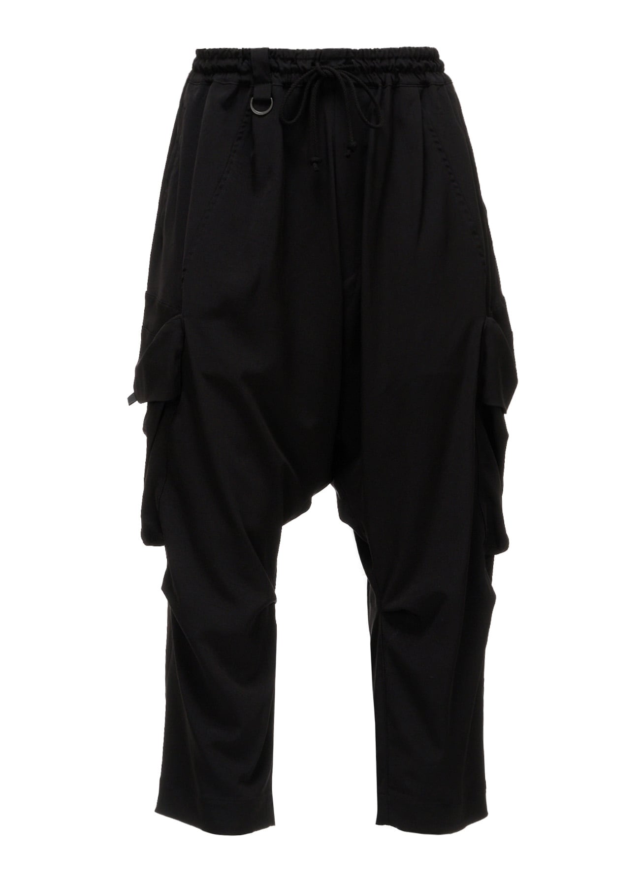 CREPE DE CHINE BIG POCKET SAROUEL PANTS