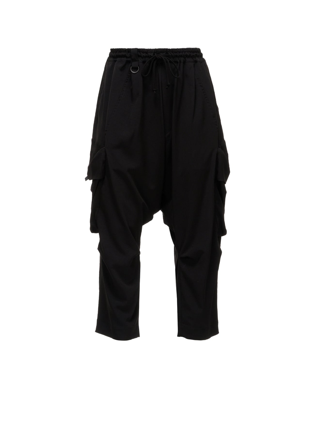 CREPE DE CHINE BIG POCKET SAROUEL PANTS