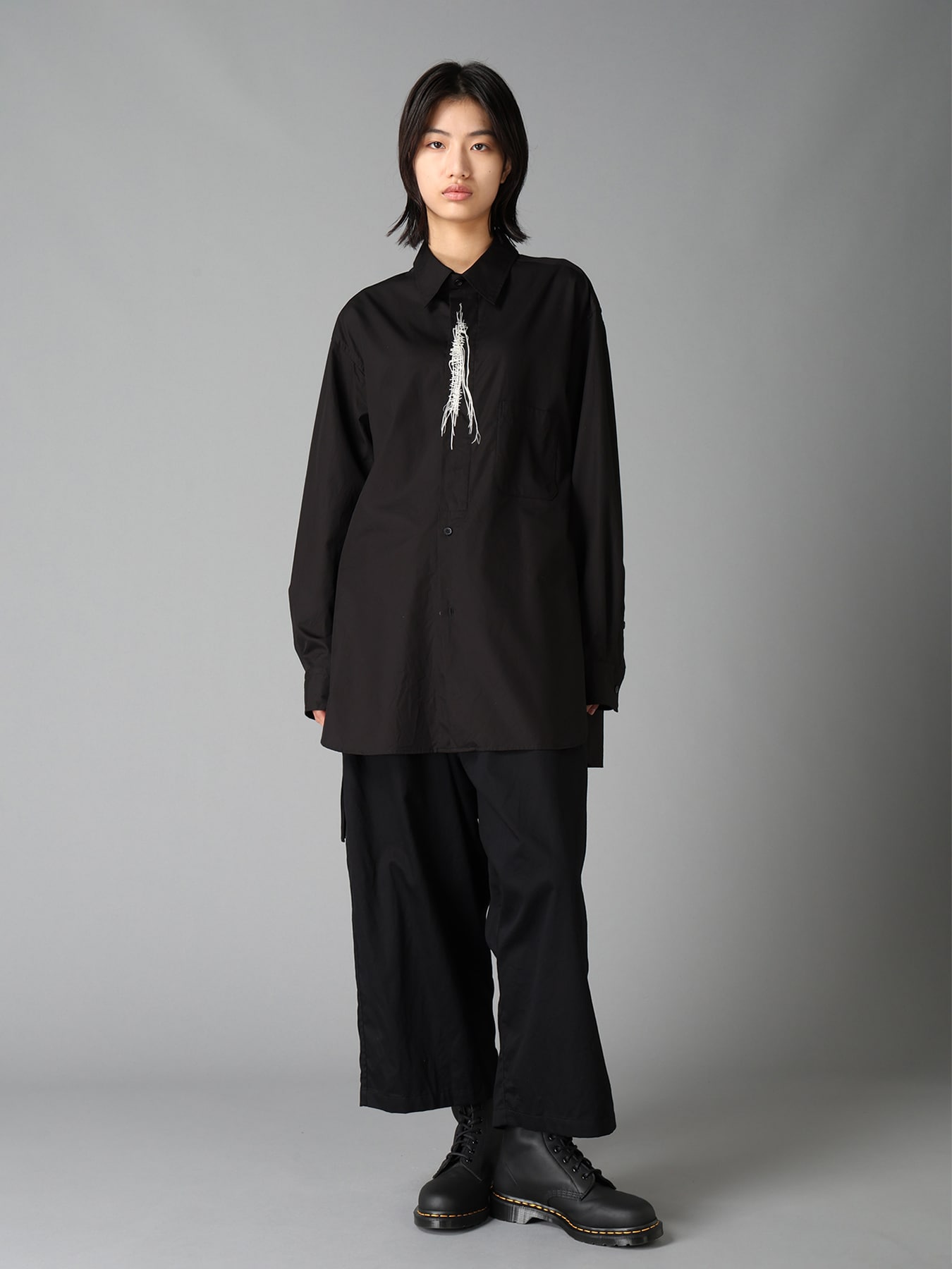 20/COTTON TWILL PANTS WITH  FOLDABLE POCKET