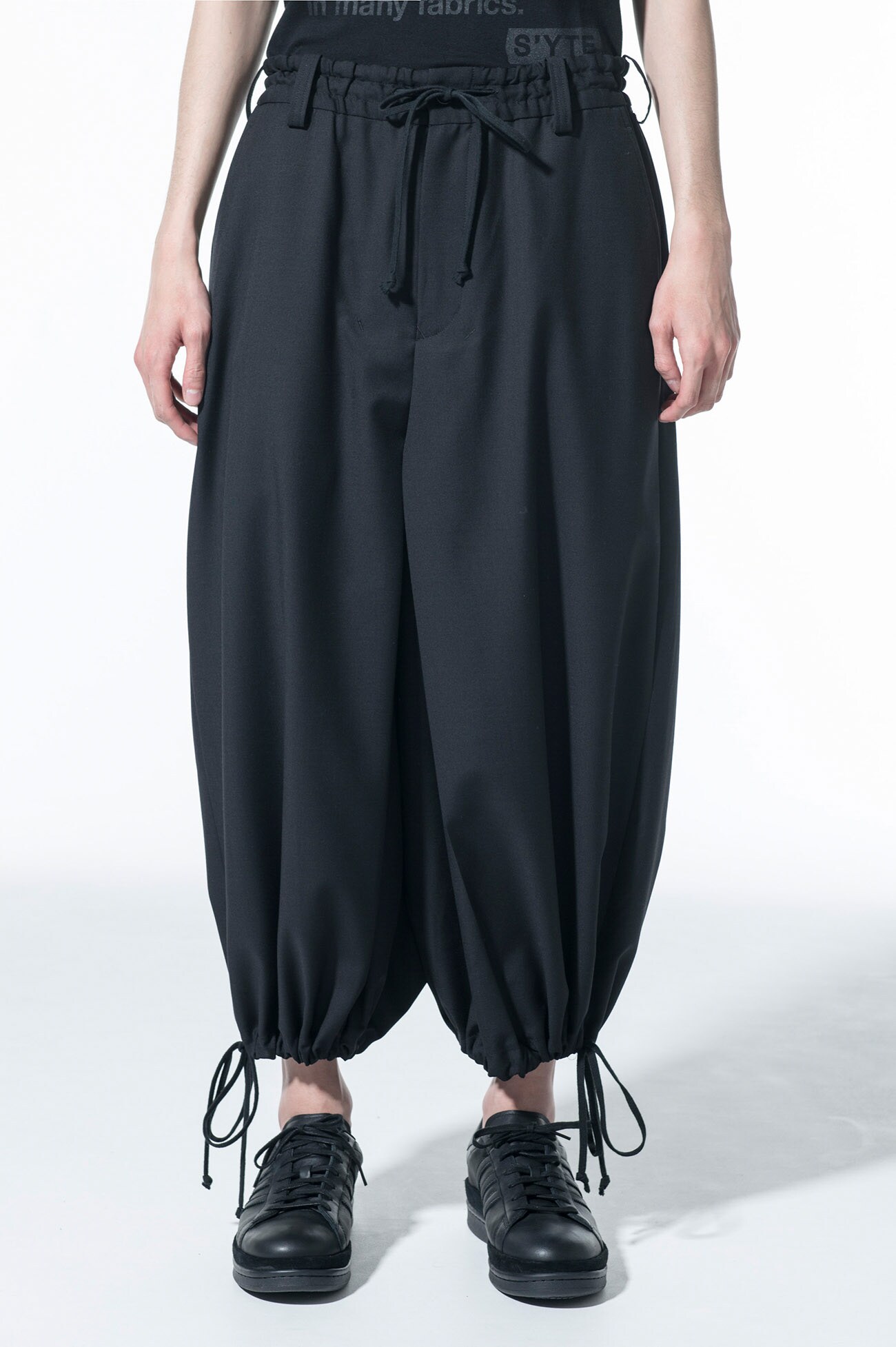 T/W GABARDINE HAKAMA BALLOON PANTS