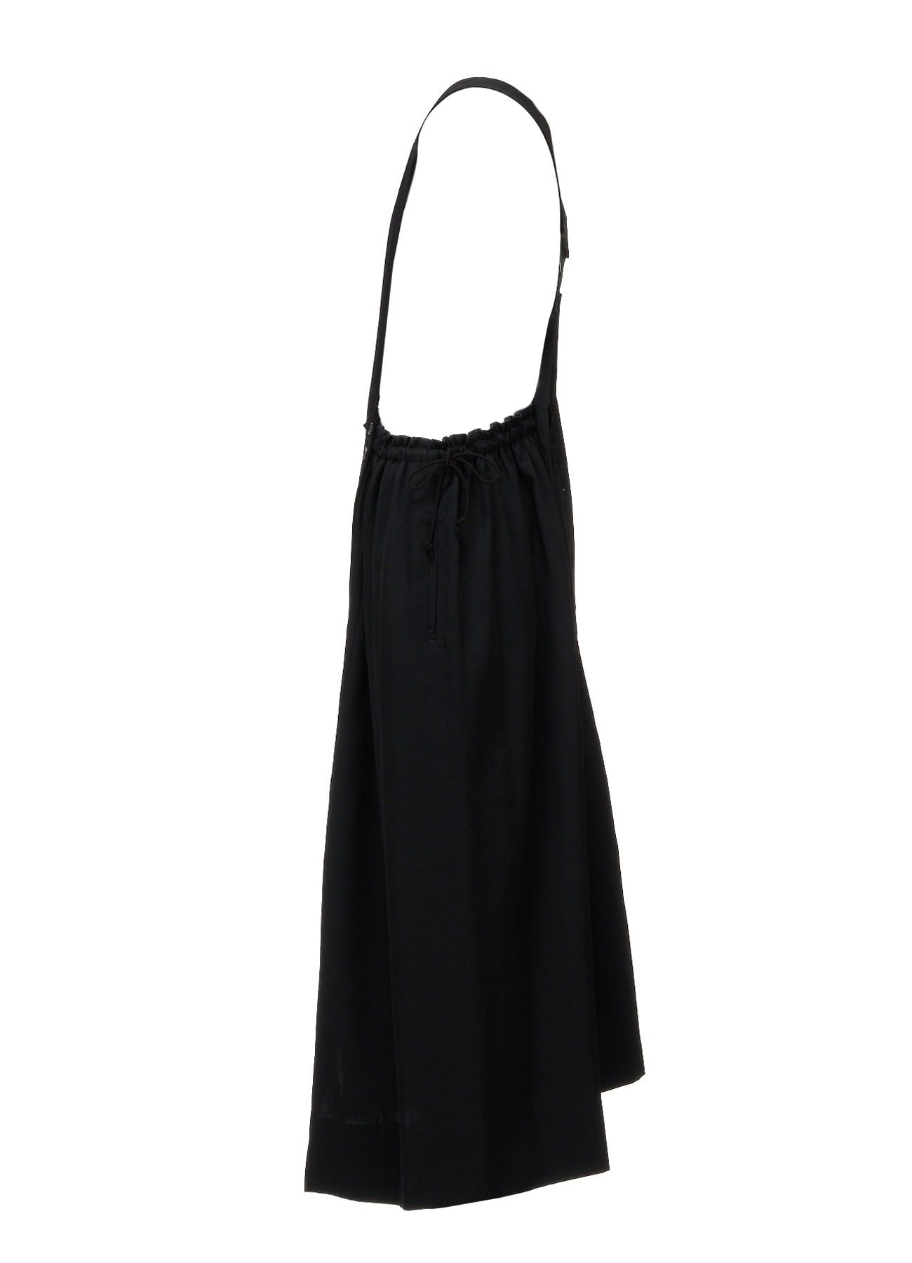 WOOL GABARDINE SUSPENDER SKIRT