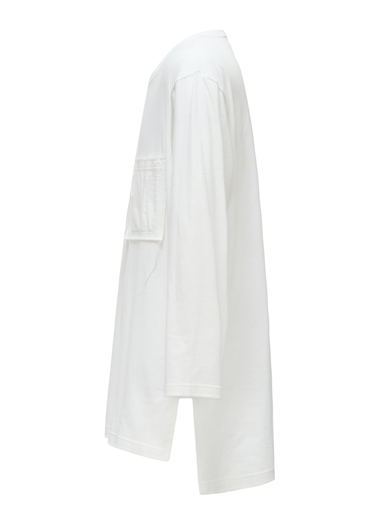 30/COTTON JERSEY T-SHIRT WITH 2 PATCH POCKETS