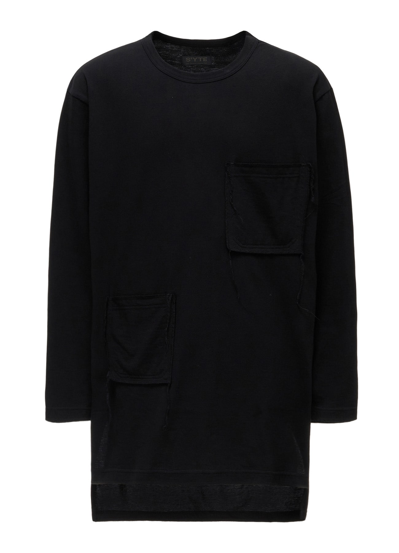 30/COTTON JERSEY T-SHIRT WITH 2 PATCH POCKETS