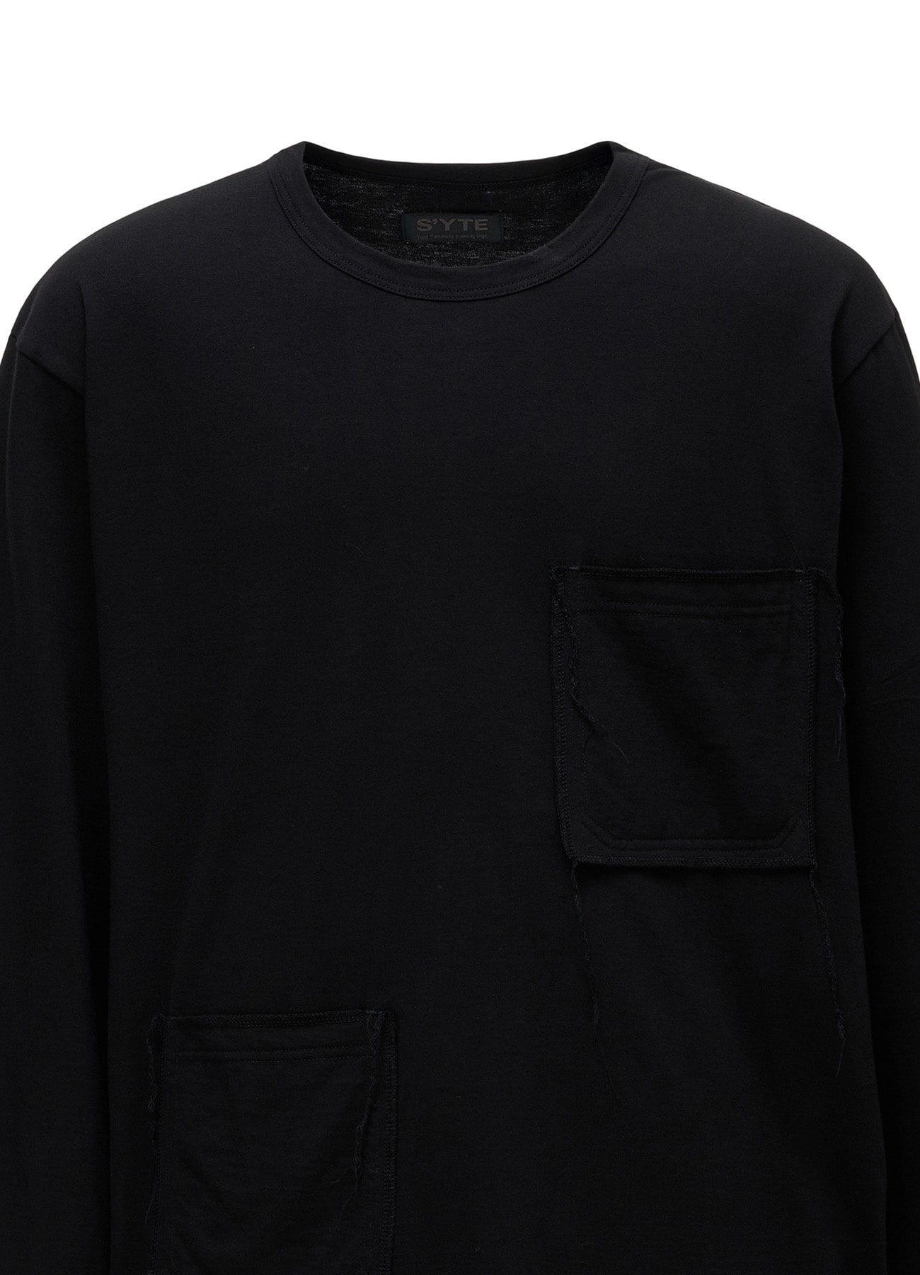 30/COTTON JERSEY T-SHIRT WITH 2 PATCH POCKETS