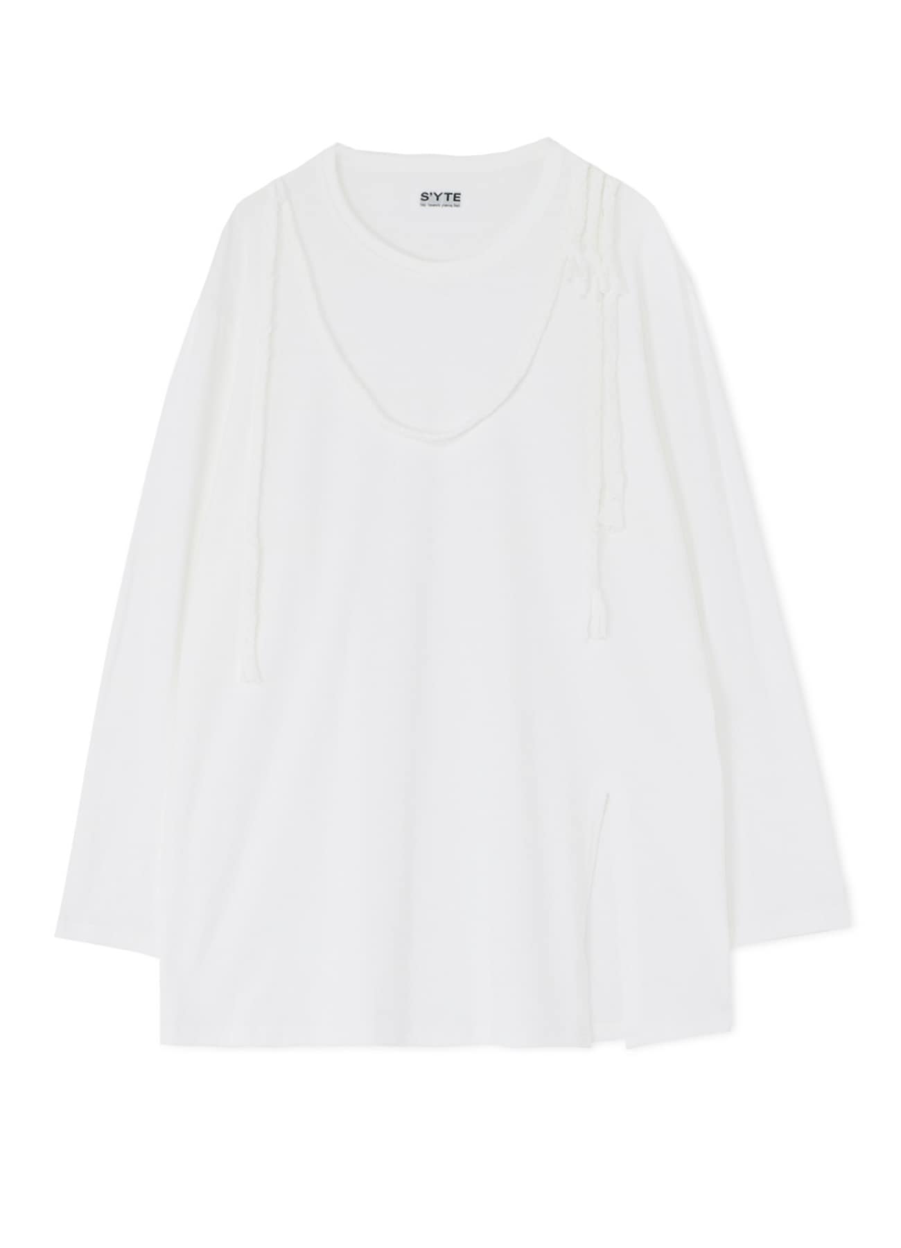 40/2 JERSEY BRAIDED T-SHIRT(M White): S'YTE｜THE SHOP YOHJI YAMAMOTO