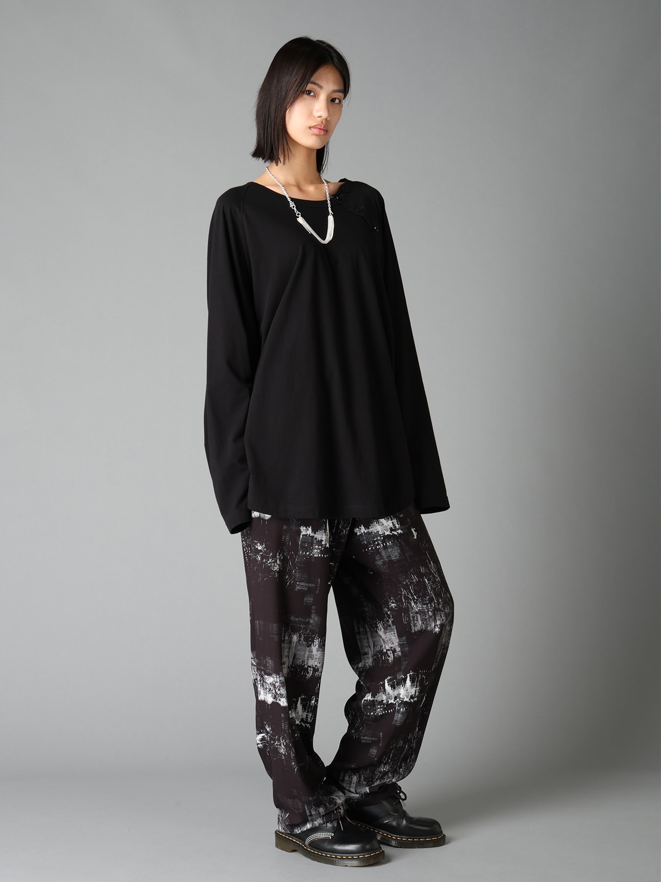 30/COTTON JERSEY RAGLAN SEAM HENLEY T-SHIRT