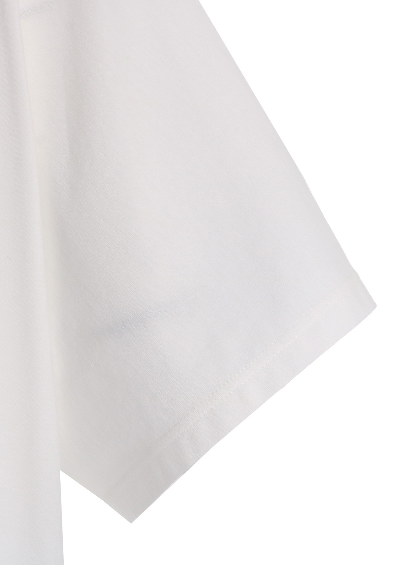 30/COTTON JERSEY ELASTIC DRAWSTRING GATHERED T-SHIRT