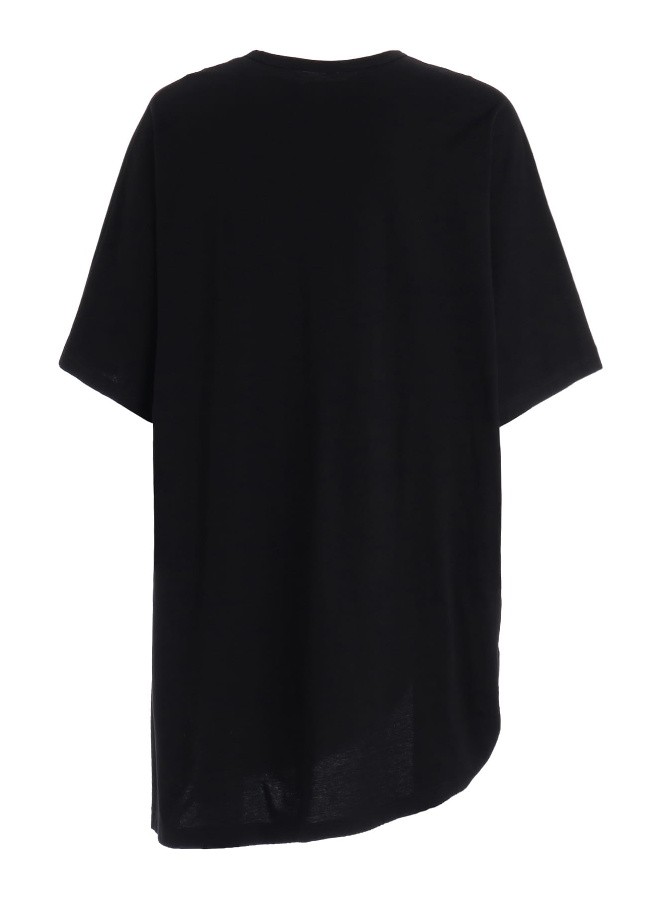 30/COTTON JERSEY ELASTIC DRAWSTRING GATHERED T-SHIRT