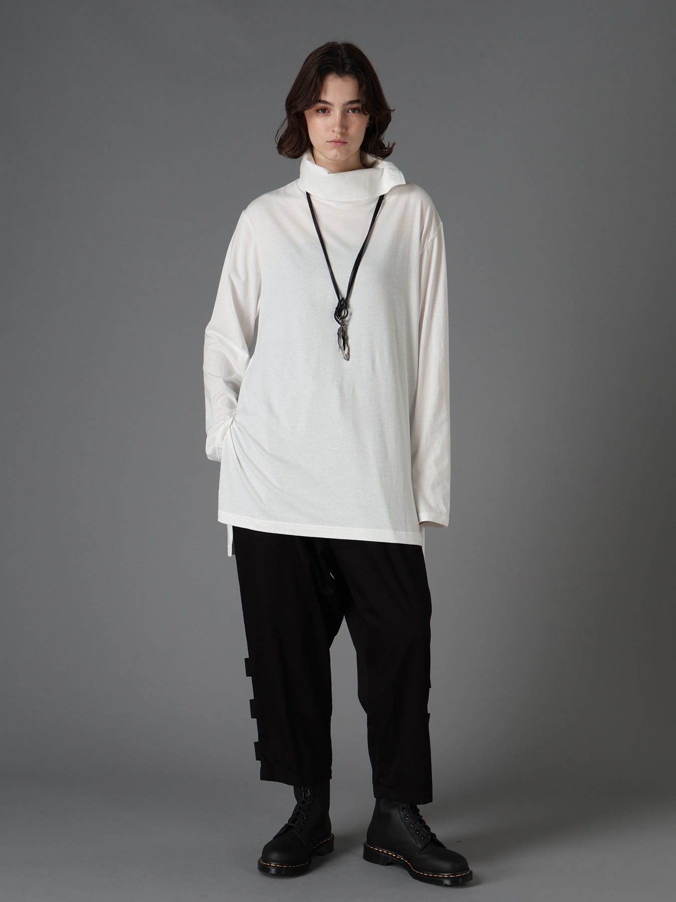 30/COTTON JERSEY TURTLE NECK LONG T-SHIRT