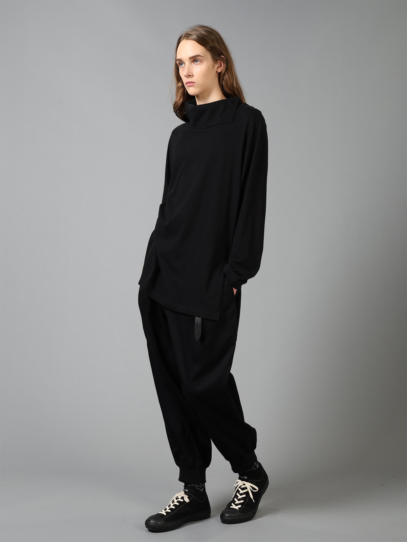 30/COTTON JERSEY TURTLE NECK LONG T-SHIRT