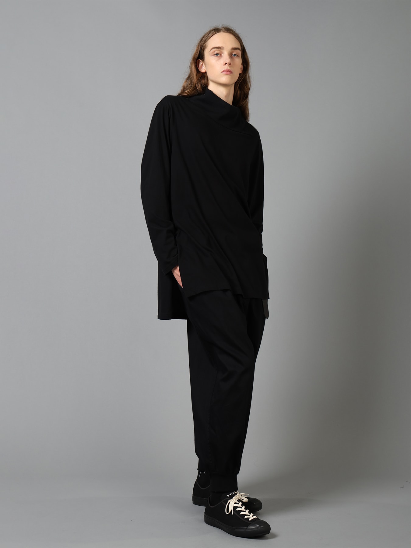 30/COTTON JERSEY TURTLE NECK LONG T-SHIRT