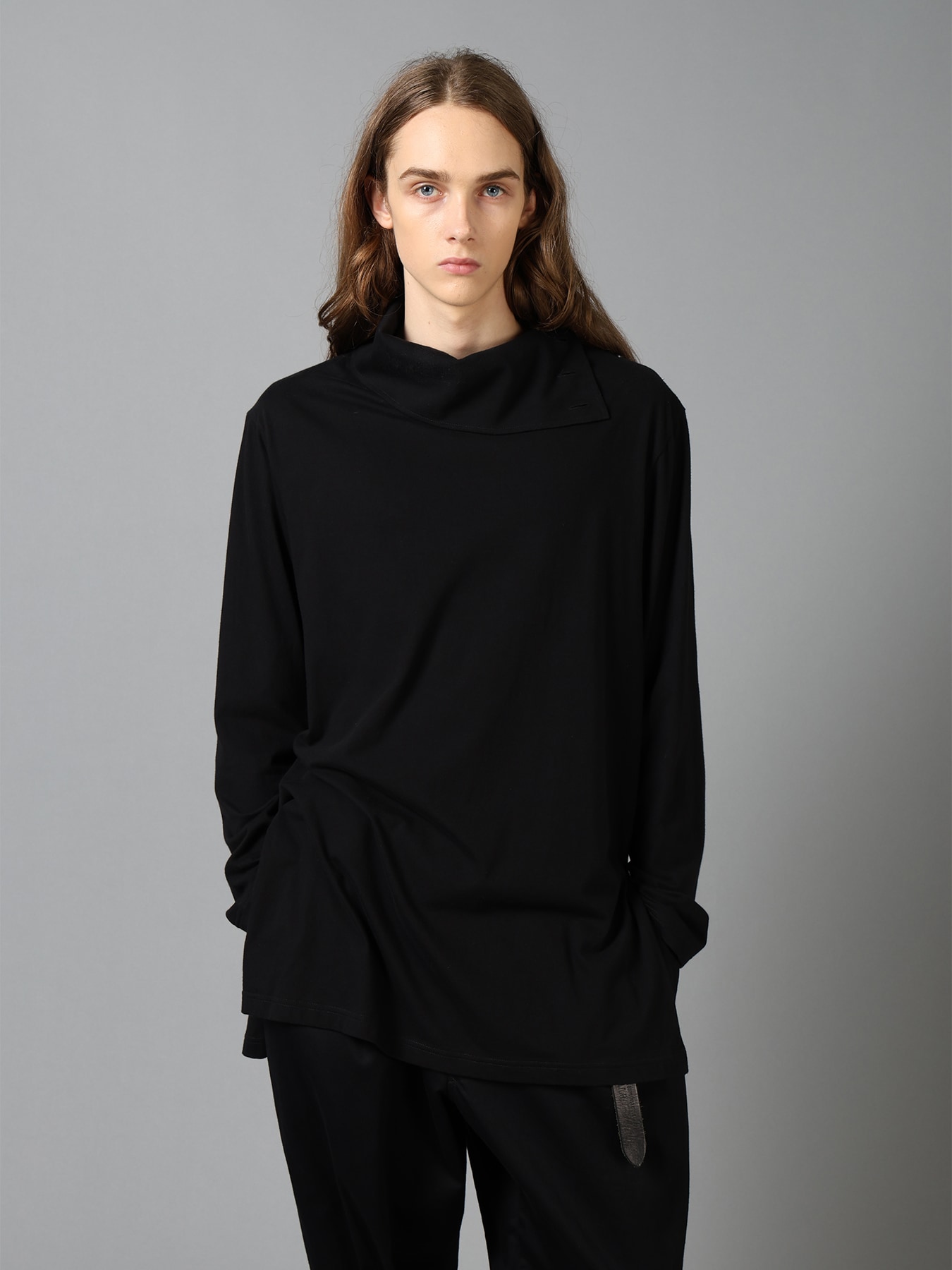 30/COTTON JERSEY TURTLE NECK LONG T-SHIRT
