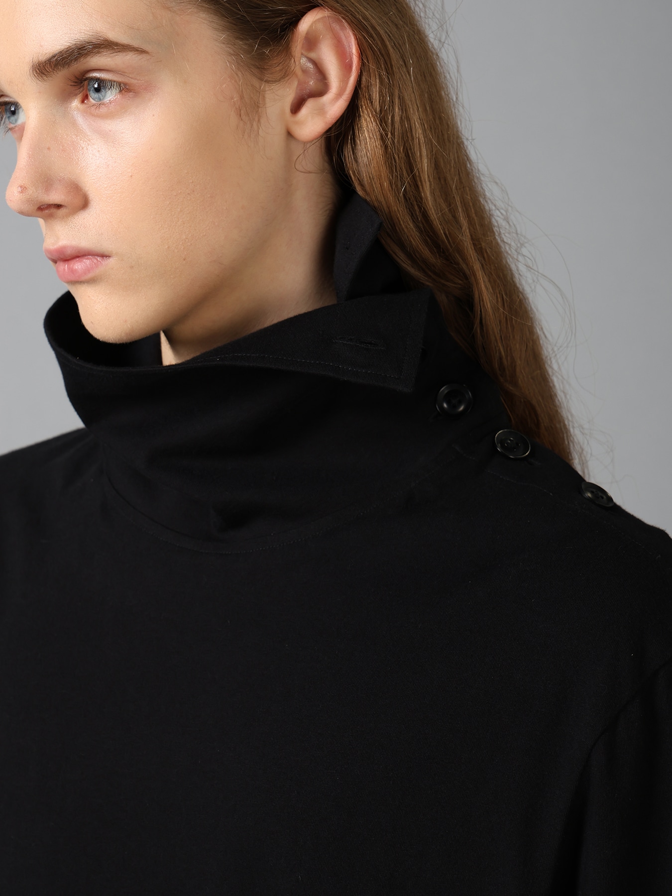 30/COTTON JERSEY TURTLE NECK LONG T-SHIRT