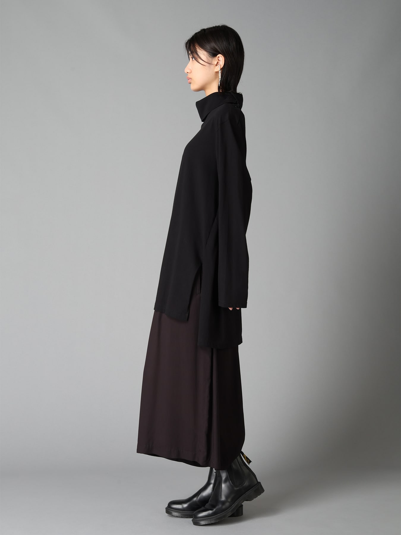 30/COTTON JERSEY TURTLE NECK LONG T-SHIRT