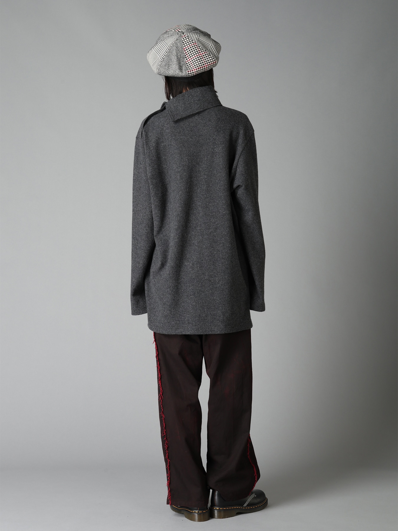 AIRY WOOL BLEND JERSEY TURTLENECK T-SHIRT