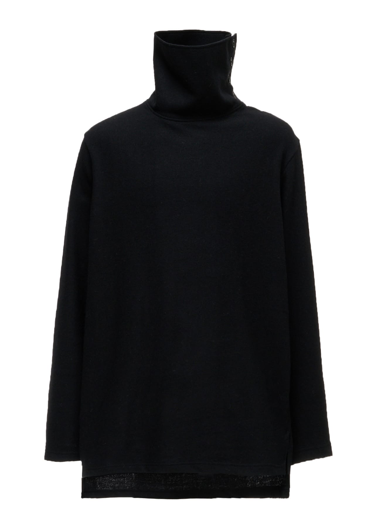 AIRY WOOL BLEND JERSEY TURTLENECK T-SHIRT