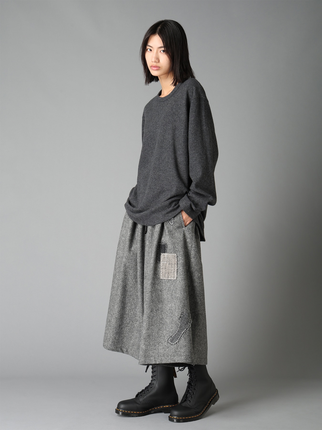 AIRY WOOL BLEND JERSEY T-SHIRT